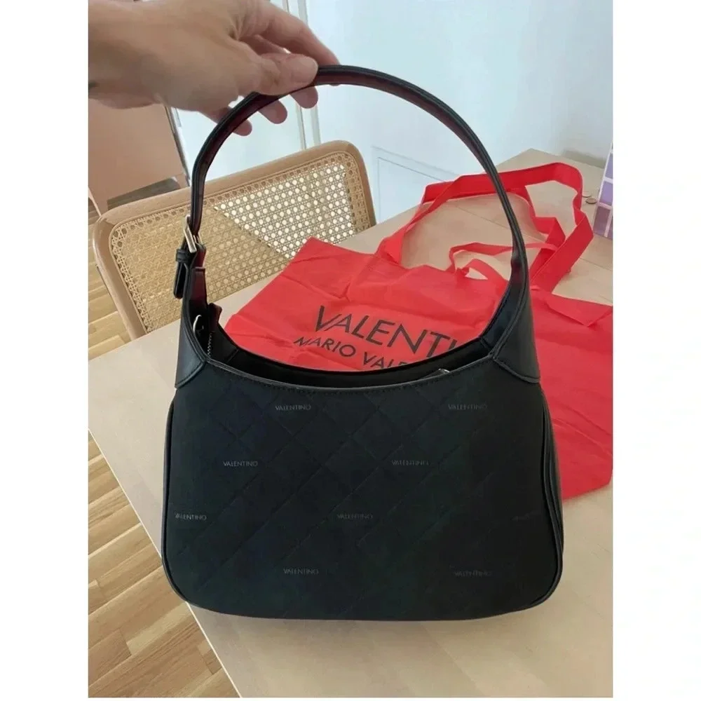 Mario Valentino black boho shoulder‎ bag